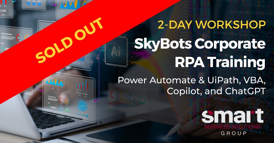 SOLD OUT Skybots: RPA & A.I - 2-Days Training Course: MORNINGTON